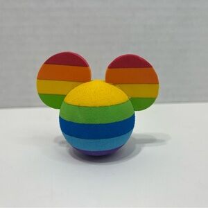 DISNEY vintage Mickey Mouse Antenna topper rainbow ball never used NWOT pride